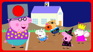 Peppa’s Crazy HALLOWEEN Challenge! Peppa Pig Funny Animation