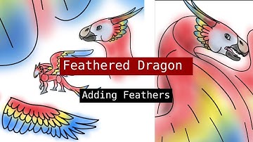 Feathered Dragon | Adding Feathers | Intermediate Blender Tutorial