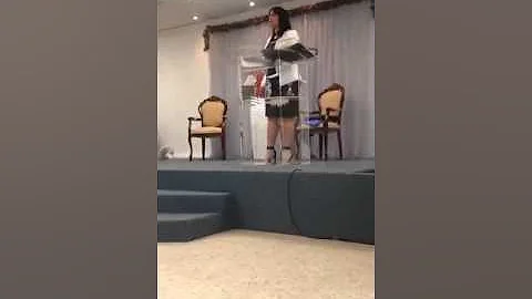 Jeannette  Aponte ministrando en Puerto Rico  2014