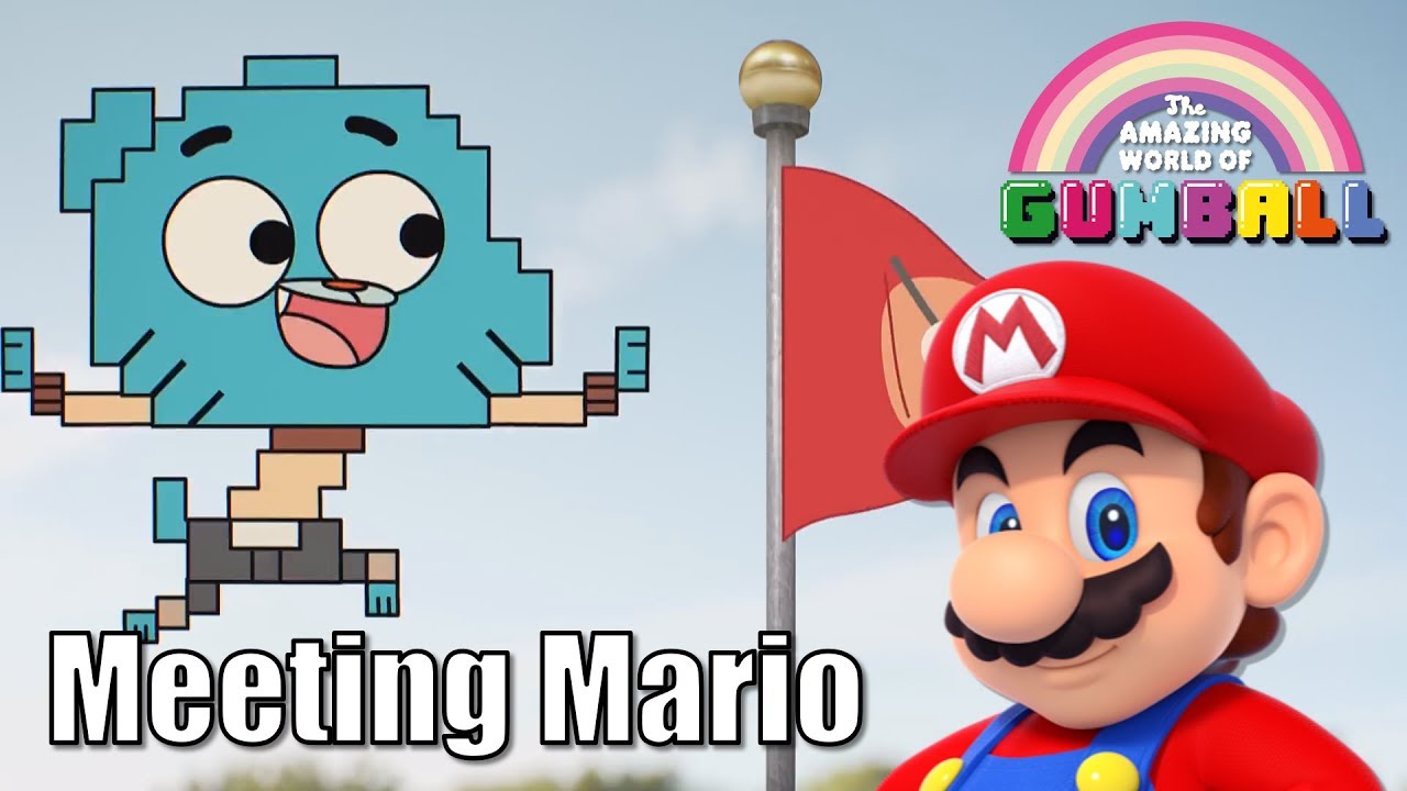 Gumball meets Mario with Super Mario sound effects and music YouTube