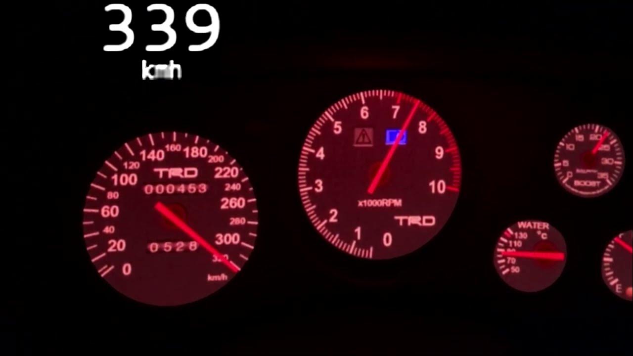 700hp TOYOTA SUPRA Top Speed test YouTube