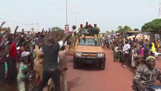 Ibrahim Traore Royalty Welcoming | Arrival at Bobo Dioulasso For launching huge Projects