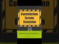 Construction Screen Extension | FS25