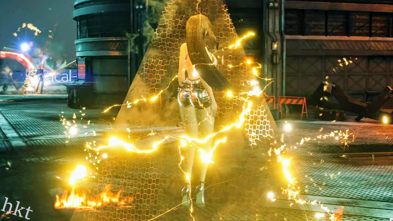 Tifa Bounding Scene - Final Fantasy 7 Remake