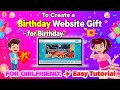 How to Create a Beautiful Interactive Birthday Website  | Easy Tutorial