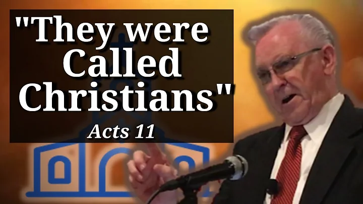 Acts 11 - "They Were Called Christians" (Sermon)
