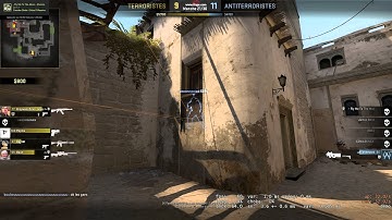 csgo mirage, cheaters compet. wall hack