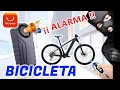 📢 ALARMA para BICICLETA 📢 ALIEXPRESS Instalación Antirrobo 🚴‍♀️❌ Alerta Sirena Acústica con Mando