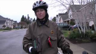 UPS Delivery By Bike in Salem Oregon!