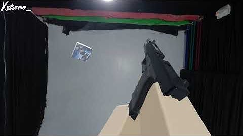 Glock reload animation roblox (Blender)