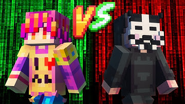 Beating a BLATANT HACKER in Minecraft Bedwars
