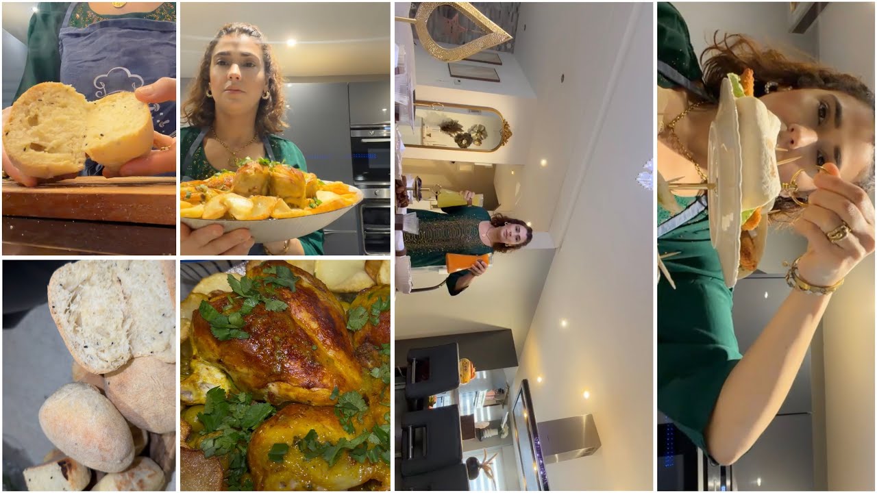 طاولة رمضان 🌙نفرح عائلتي🥰بحضور المطلوع👌طاجين الزيتون 🤤على اصوله🇩🇿