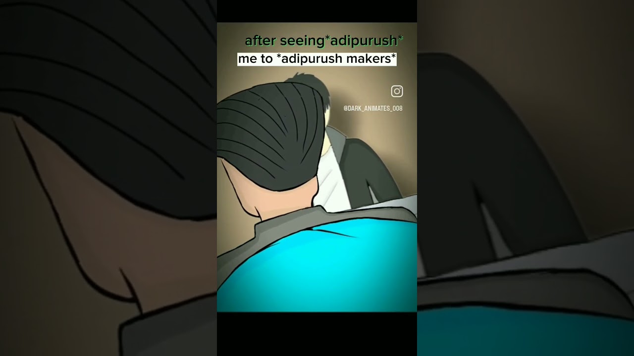 || after seeing adipurush 😔|| #adipurush #animation
