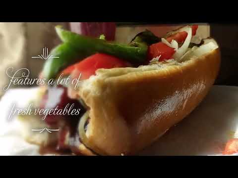 Video thumbnail: New Orleans Hot Sausage Sandwich