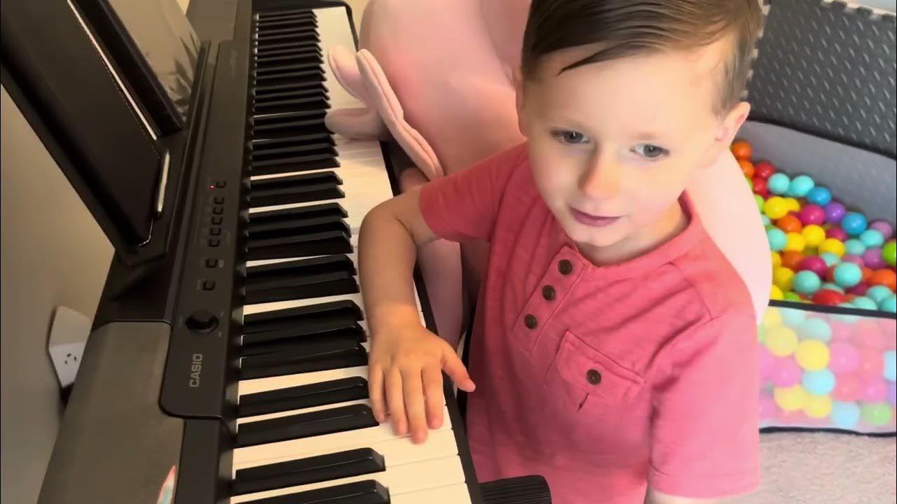 Remy playing the two times table song youtube