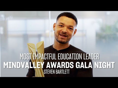 Most Impactful Education Leader – Steven Bartlett | Mindvalley Awards Gala Night