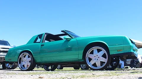 Veltboy314 - Teal Monte Carlo SS On Staggered 24" DUB Wheels -Freak Nik 2K17 Car Show
