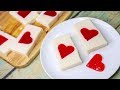 Hidden Heart Jello Pudding | Inside Heart Pudding Dessert | Bread Pudding Recipe | Valentine Treats