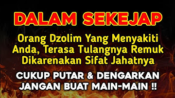 PUTAR SEKARANG JUGA❗AGAR ORANG DZOLIM TERKENA KARMA & AZAB OLEH ALLAH ~ Gus Ahmad Azfar