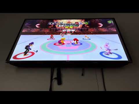 Mario Sonic At The Olympic Winter Games Team Wario Fails In Dream Ice Hockey