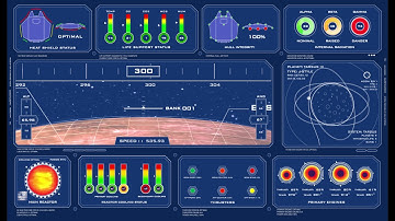 Space Ship HUD Display