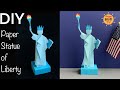 Diy paper statue of liberty  how to make statue of liberty with paper i diy school craft project