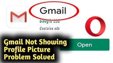 Gmail Not Showing Profile Picture Problem Solved