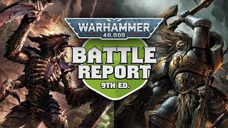 NEW 9th Edition 40k - Tyranids vs Space Wolves Battle Report Ep 1