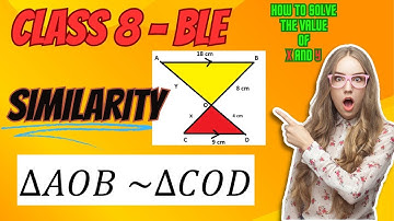 Similar Triangles for Class 8 - Prove & Solve for Unknown sides | BLE Board Exam Prepled design