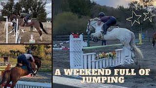 a weekend full of jump lessons || barn vlog
