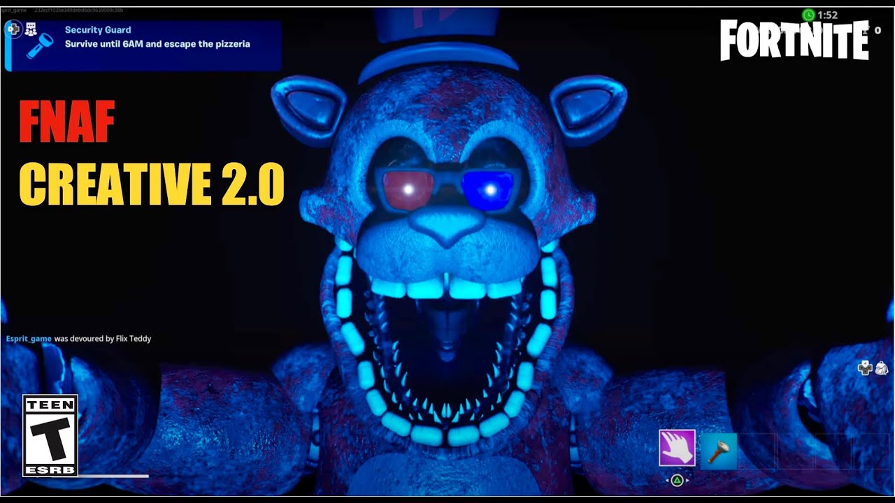 FNAF - SURVIVAL [ fortflix ] – Fortnite Creative Map Code