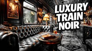 Luxury Train Noir Jazz 🚂 Soft Piano & Trumpet Drift • Tufted Leather Booth Glow screenshot 2