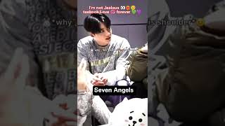 Download Lagu I'm not Jealous 👀❤️‍🔥😳 taekook Love forever 🐯🐰🙈🥺😭🌈#bts #btsarmy #taekook #ytshorts MP3