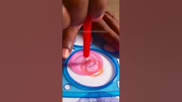 Spirograph Ruler Scale #art #drawing #spirograph #shorts #short #shortvideo
