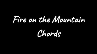 Fire on the Mountain play along w/ Chords 5/8/77