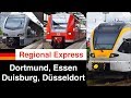 Regional Express in Essen, Dortmund [Series Flirt 3, Flirt, 146, 1428, 425, VT118, 1440, ]