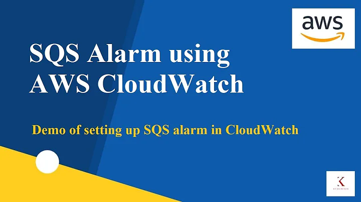 Demo of setting up AWS CloudWatch alarm for SQS queue
