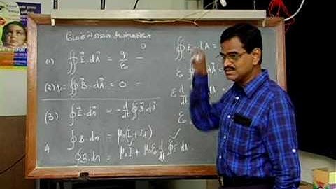 Subbiah Pandian   Mechanical Universe Part 39 Maxwell Equations 3 in Tamil