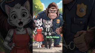 Cat City-r Crime Scene!🐱🚨#FunnyAnimation#DramaScene#CatStory#ViralShorts#AnimalCrime#EmotionalVideo