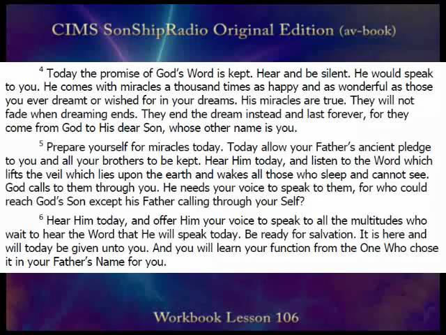 Lesson 106 Sonshipradio Oe Av Ip Youtube