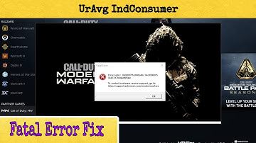 How to fix Fatal error Call Of Duty Warzone PC April 2020