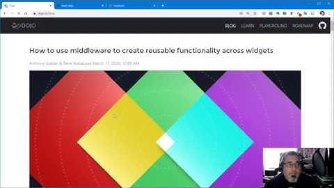 Creating a Dojo Widget