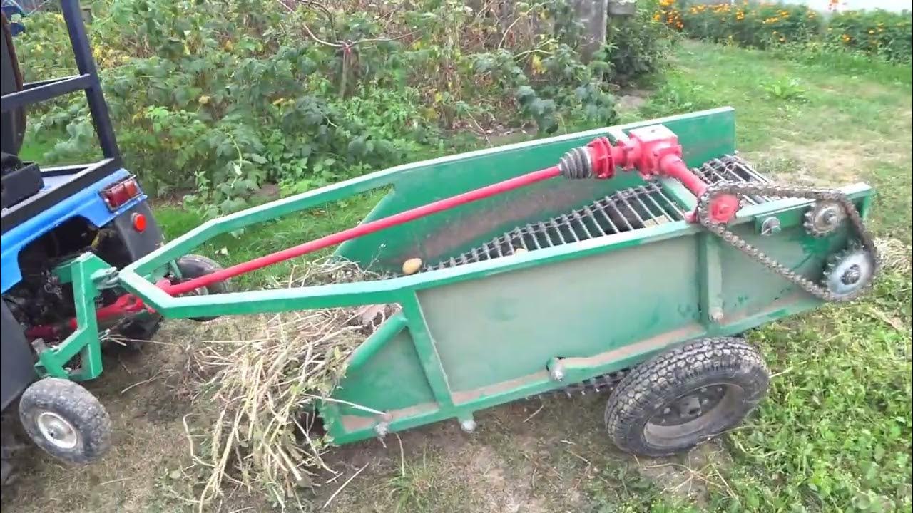 все о картофелекопалке.сложная уборочная - YouTube