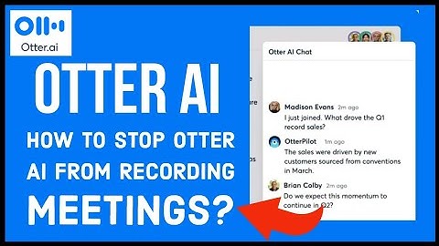 How to Stop Otter Ai from Recording Meetings 2023?