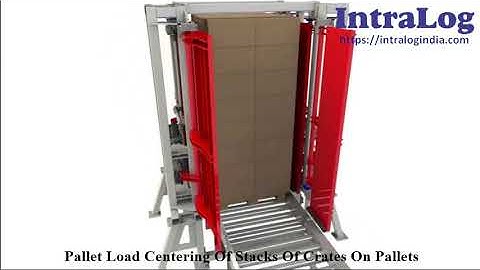 Pallet Load Centering Of Stacks Of Crates On Pallets
