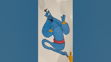 How to Draw Genie from Aladdin: