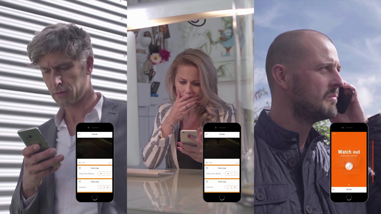 Egardia Alarm system: Immediately notified on your mobile phone