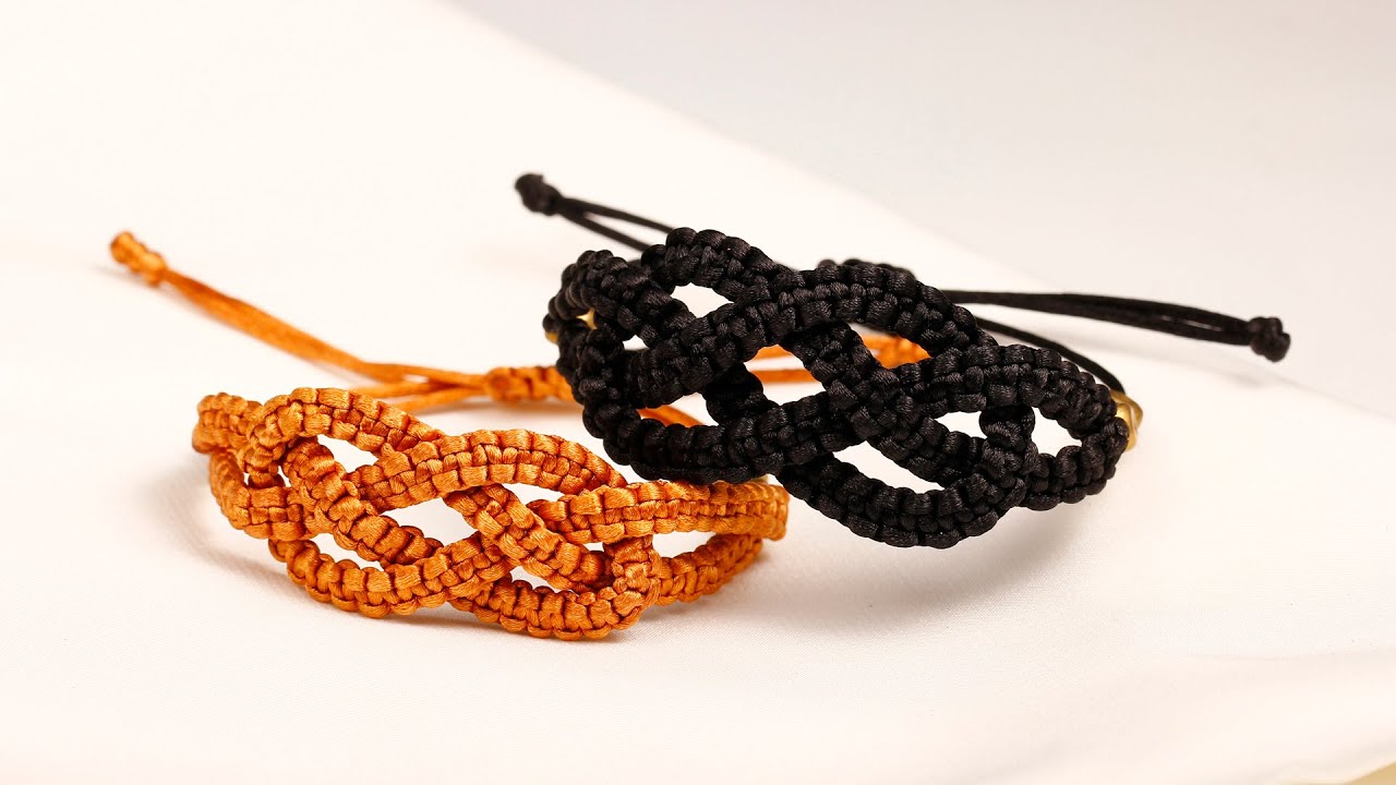 How to make a Carrick Bend Bracelet with cobra knot/Easy/Step by Step ...