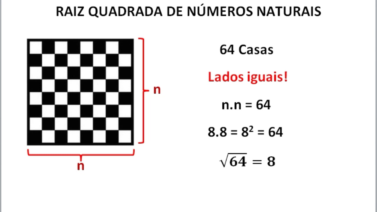 Encontre A Raiz Quadrada Dos Seguintes Números Quadrados Perfeitos
