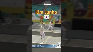 Fencing Combo Move, Who is Better? 🇰🇷vs🇯🇵 #shorts